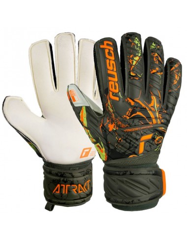 Reusch Attrakt Grip Finger Support M 53 70 010 5556 goalkeeper gloves