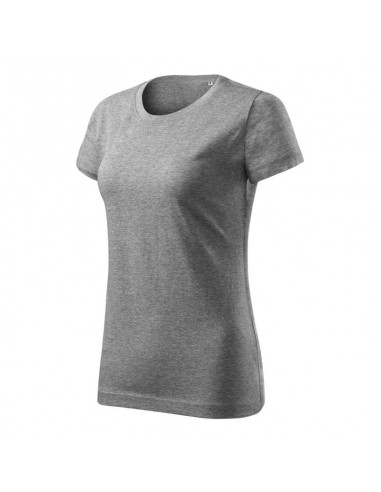 Malfini Basic Γυναικείο Διαφημιστικό T-shirt Κοντομάνικο σε Γκρι Χρώμα MLI-F3412