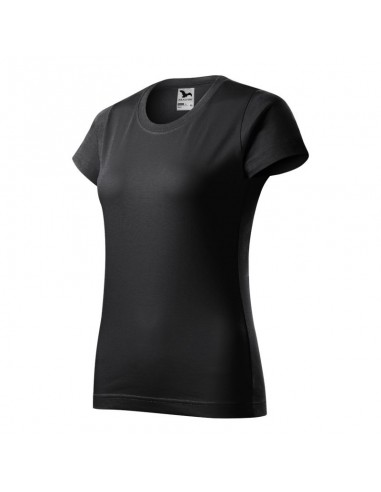 Malfini Basic Γυναικείο Διαφημιστικό T-shirt Κοντομάνικο σε Μαύρο Χρώμα MLI-13494