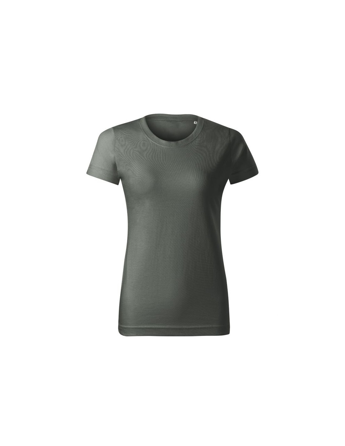 Malfini Malfini Basic Γυναικείο Διαφημιστικό T-shirt Κοντομάνικο σε Γκρι Χρώμα MLI-F3467