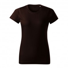 Malfini Γυναικείο Διαφημιστικό T-shirt Κοντομάνικο σε Καφέ Χρώμα MLI-F3427