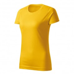 Malfini Γυναικείο Διαφημιστικό T-shirt Κοντομάνικο σε Κίτρινο Χρώμα MLI-F3404
