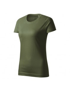 Malfini Γυναικείο Διαφημιστικό T-shirt Κοντομάνικο σε Χακί Χρώμα MLI-F3409