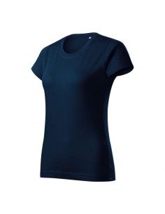 Malfini Basic Γυναικείο Διαφημιστικό T-shirt Κοντομάνικο σε Navy Μπλε Χρώμα MLI-F3402