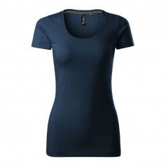 Malfini Γυναικείο Διαφημιστικό T-shirt Κοντομάνικο σε Navy Μπλε Χρώμα MLI-15202