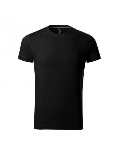 Malfini Ανδρικό Διαφημιστικό T-shirt Κοντομάνικο σε Μαύρο Χρώμα MLI-15001