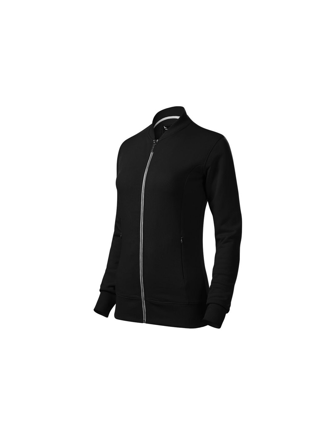 Malfini Malfini Γυναικεία Διαφημιστική Ζακέτα Μακρυμάνικη σε Μαύρο Χρώμα MLI-45401