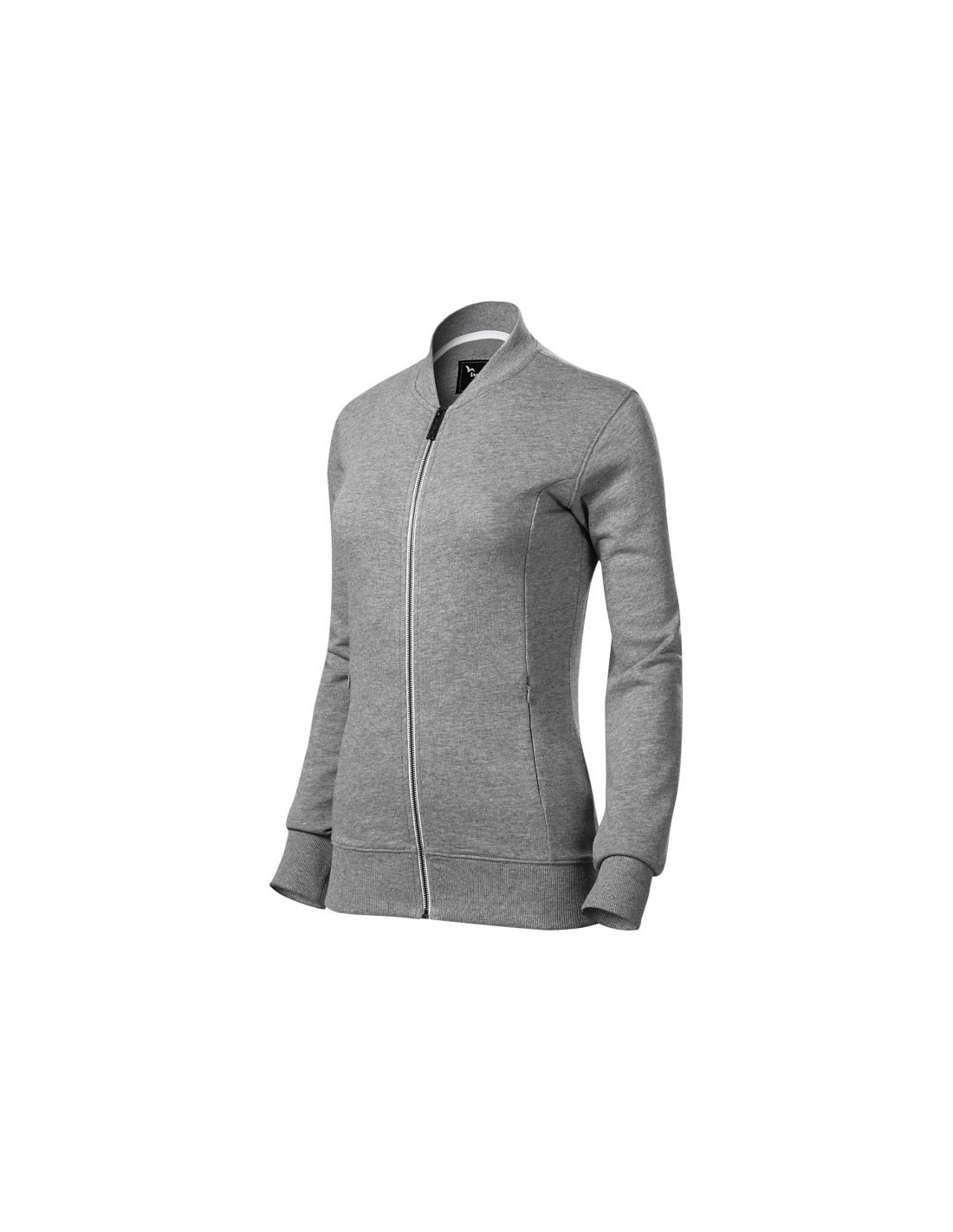 Malfini Malfini Γυναικεία Διαφημιστική Ζακέτα Μακρυμάνικη σε Γκρι Χρώμα MLI-45412