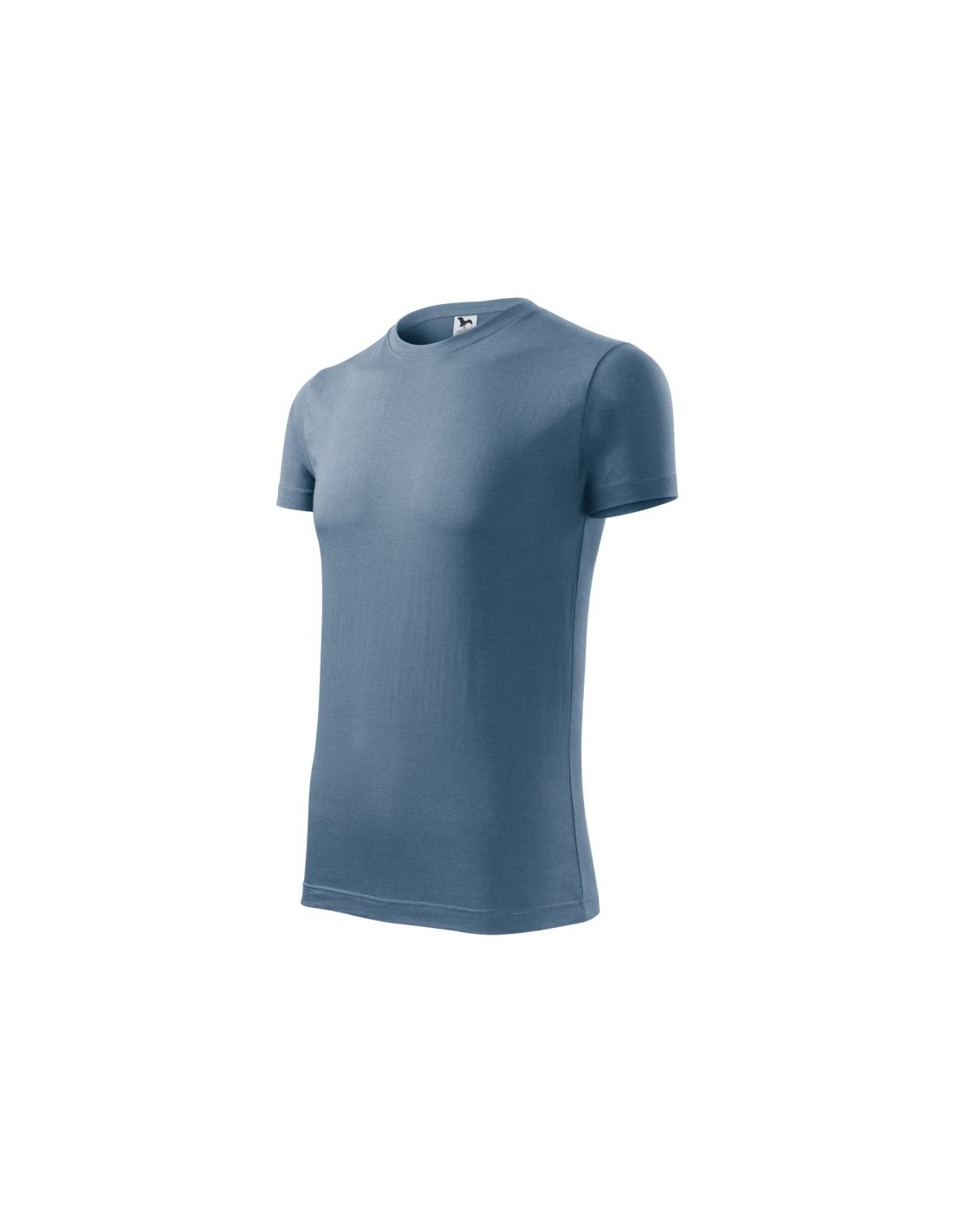 Malfini Ανδρικό Διαφημιστικό T-shirt Κοντομάνικο σε Μπλ