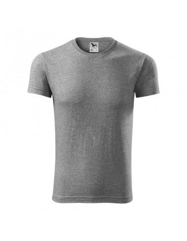 Malfini Ανδρικό Διαφημιστικό T-shirt Κοντομάνικο σε Γκρι Χρώμα MLI-14312