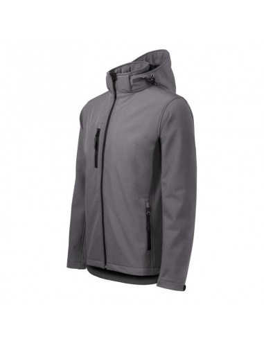 Malfini Performance Ανδρικό Χειμωνιάτικο Μπουφάν Softshell Αδιάβροχο και Αντιανεμικό Graphite MLI-52236