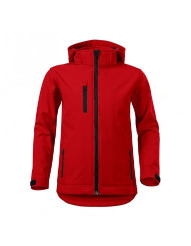 Malfini Παιδικό Αθλητικό Μπουφάν Κοντό με Κουκούλα Κόκκινο Performance MLI-53507