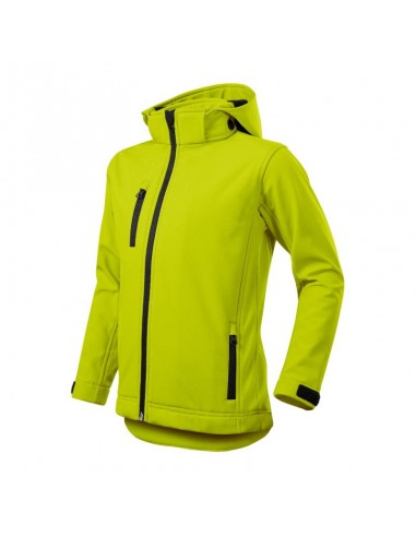 Malfini Παιδικό Αθλητικό Μπουφάν Κοντό με Κουκούλα Πράσινο Performance MLI-53562