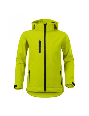 Malfini Παιδικό Αθλητικό Μπουφάν Κοντό με Κουκούλα Πράσινο Performance 535-62