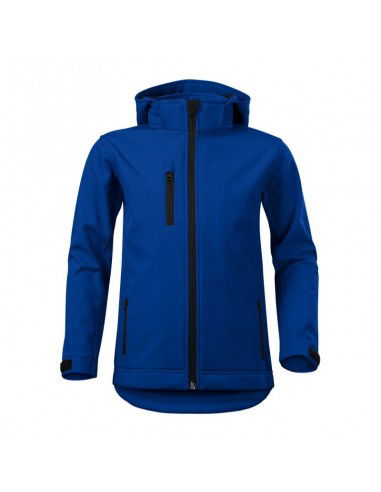 Malfini Παιδικό Αθλητικό Μπουφάν Κοντό με Κουκούλα Μπλε Performance 535-05