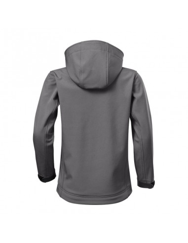 Malfini Παιδικό Αθλητικό Μπουφάν Κοντό με Κουκούλα Γκρι Performance MLI-53536