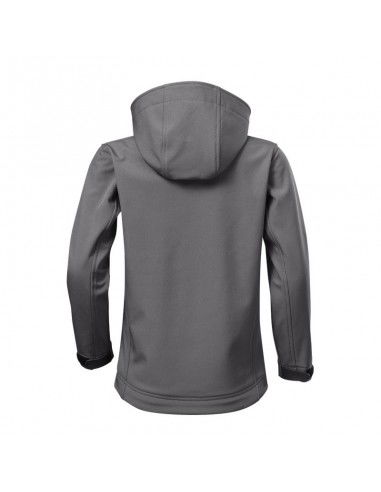 Malfini Παιδικό Αθλητικό Μπουφάν Κοντό με Κουκούλα Γκρι Performance 535-36