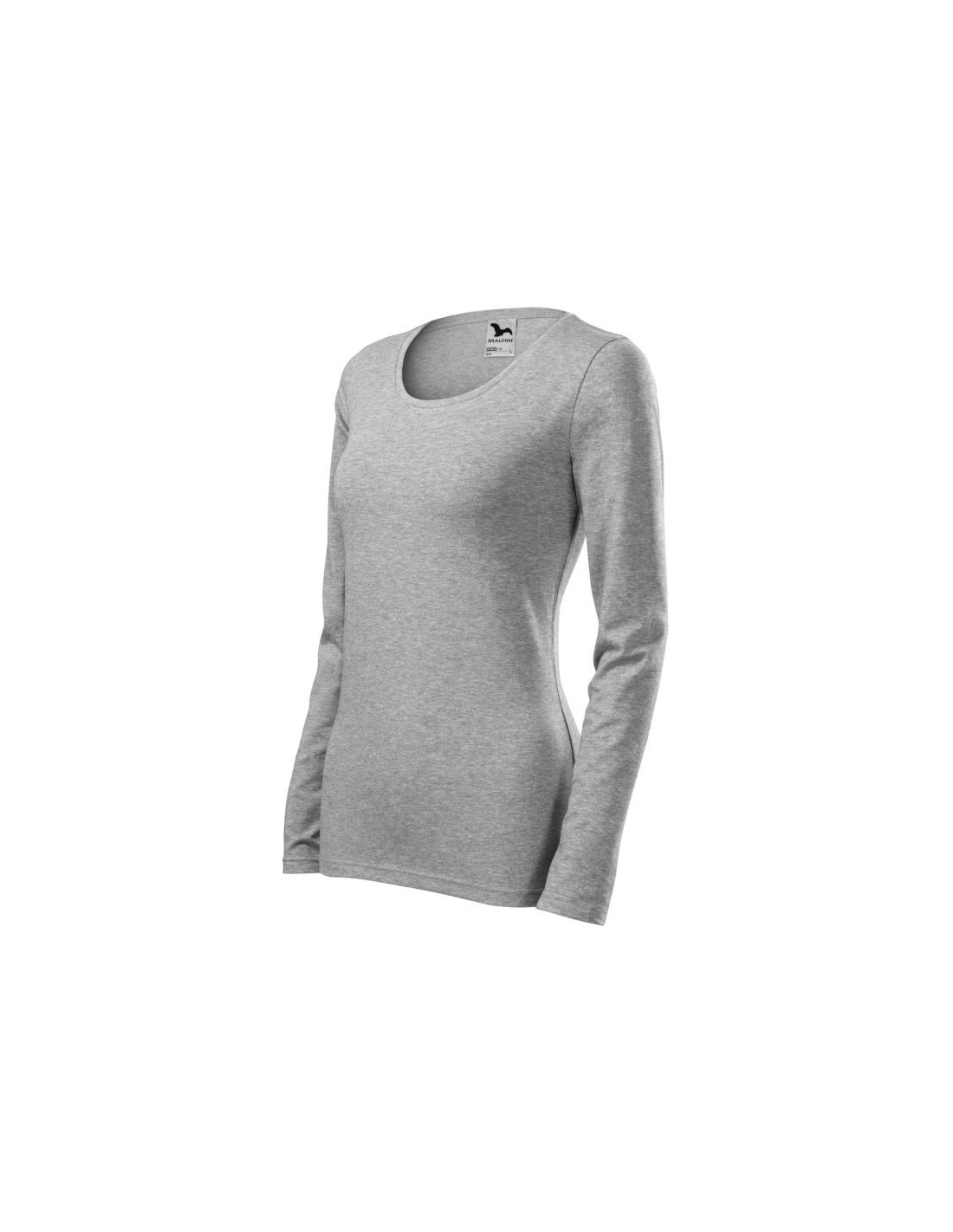 Malfini Malfini Γυναικεία Διαφημιστική Μπλούζα Κοντομάνικη σε Γκρι Χρώμα MLI-13912