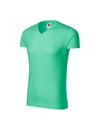 Malfini Ανδρικό Διαφημιστικό T-shirt Κοντομάνικο σε Πράσινο Χρώμα MLI-14695