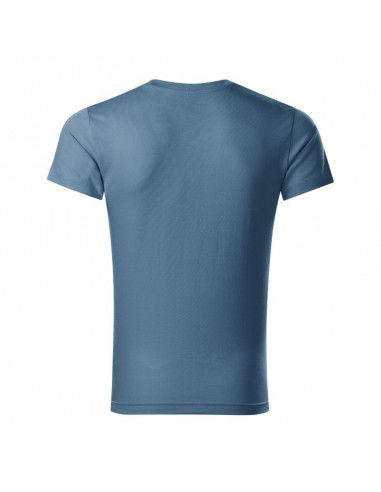 Malfini Ανδρικό Διαφημιστικό T-shirt Κοντομάνικο σε Μπλε Χρώμα MLI-14660