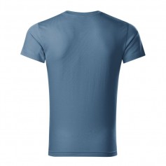 Malfini Ανδρικό Διαφημιστικό T-shirt Κοντομάνικο σε Μπλε Χρώμα MLI-14660