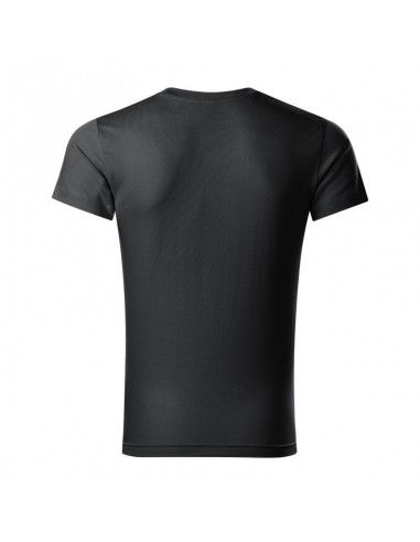 Malfini Ανδρικό Διαφημιστικό T-shirt Κοντομάνικο σε Γκρι Χρώμα MLI-14694