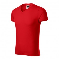 Malfini Ανδρικό Διαφημιστικό T-shirt Κοντομάνικο σε Κόκκινο Χρώμα MLI-14607