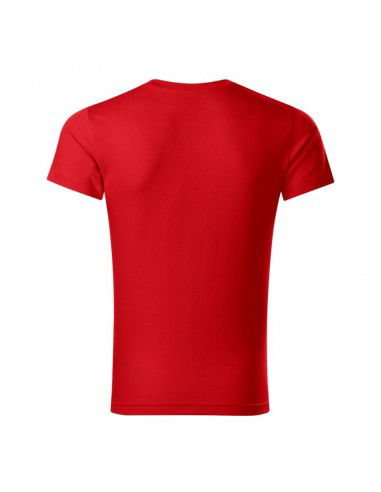 Malfini Ανδρικό Διαφημιστικό T-shirt Κοντομάνικο σε Κόκκινο Χρώμα MLI-14607