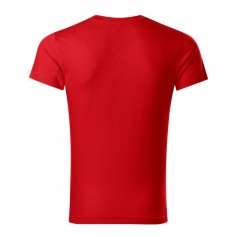 Malfini Ανδρικό Διαφημιστικό T-shirt Κοντομάνικο σε Κόκκινο Χρώμα MLI-14607