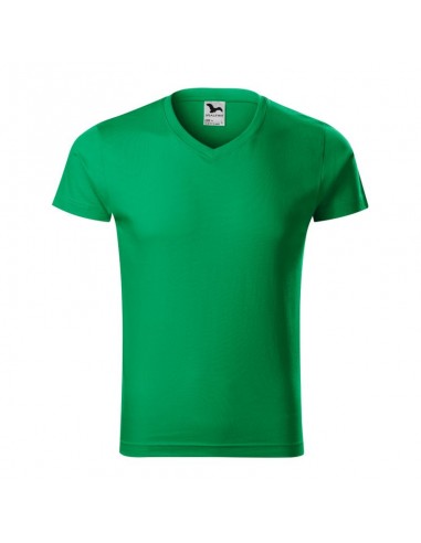 Malfini Ανδρικό Διαφημιστικό T-shirt Κοντομάνικο σε Πράσινο Χρώμα MLI-14616