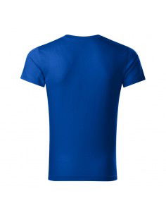 Malfini Ανδρικό Διαφημιστικό T-shirt Κοντομάνικο σε Μπλε Χρώμα MLI-14605