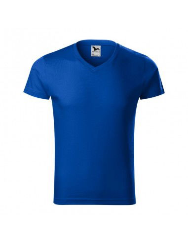 Malfini Ανδρικό Διαφημιστικό T-shirt Κοντομάνικο σε Μπλε Χρώμα MLI-14605