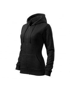 Malfini Γυναικεία Διαφημιστική Ζακέτα Μακρυμάνικη σε Μαύρο Χρώμα MLI-41101