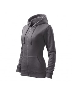 Malfini Γυναικεία Διαφημιστική Ζακέτα Μακρυμάνικη σε Γκρι Χρώμα MLI-41136