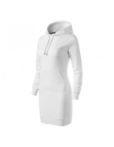 Malfini Mini Φόρεμα με Κουκούλα Λευκό MLI-41900