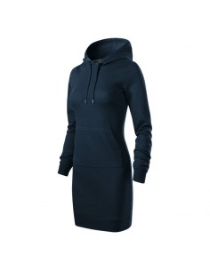 Malfini Mini Φόρεμα με Κουκούλα Navy Μπλε MLI-41902