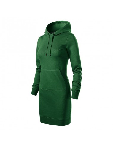 Malfini Mini Φόρεμα με Κουκούλα Πράσινο MLI-41906