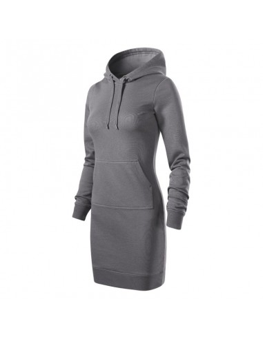 Malfini Mini Φόρεμα με Κουκούλα Γκρι MLI-41936