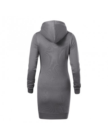 Malfini Mini Φόρεμα με Κουκούλα Γκρι MLI-41936