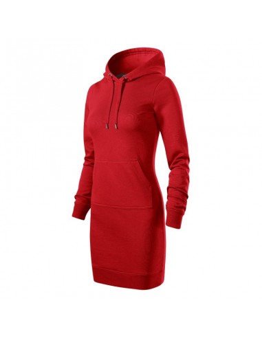 Malfini Mini Φόρεμα με Κουκούλα Κόκκινο MLI-41907
