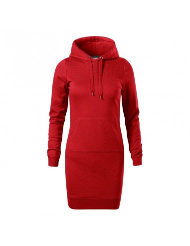 Malfini Mini Φόρεμα με Κουκούλα Κόκκινο MLI-41907