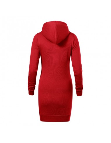 Malfini Mini Φόρεμα με Κουκούλα Κόκκινο MLI-41907