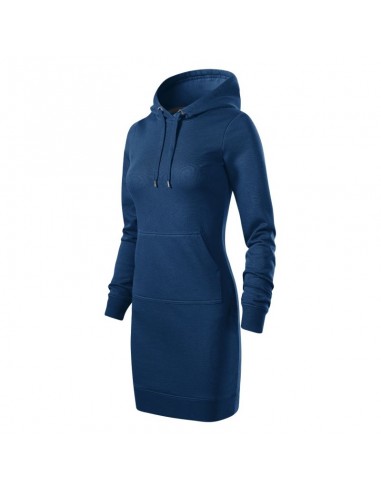 Malfini Mini Φόρεμα με Κουκούλα Μπλε MLI-41987