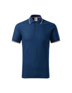 Malfini MLI-23287 Ανδρικό T-shirt Polo Μπλε 2