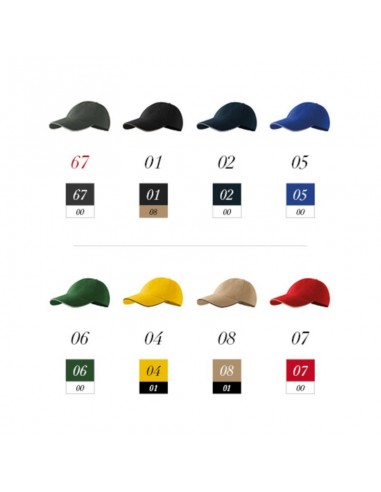 Malfini 6p Cap Jockey Γκρι MLI-30667