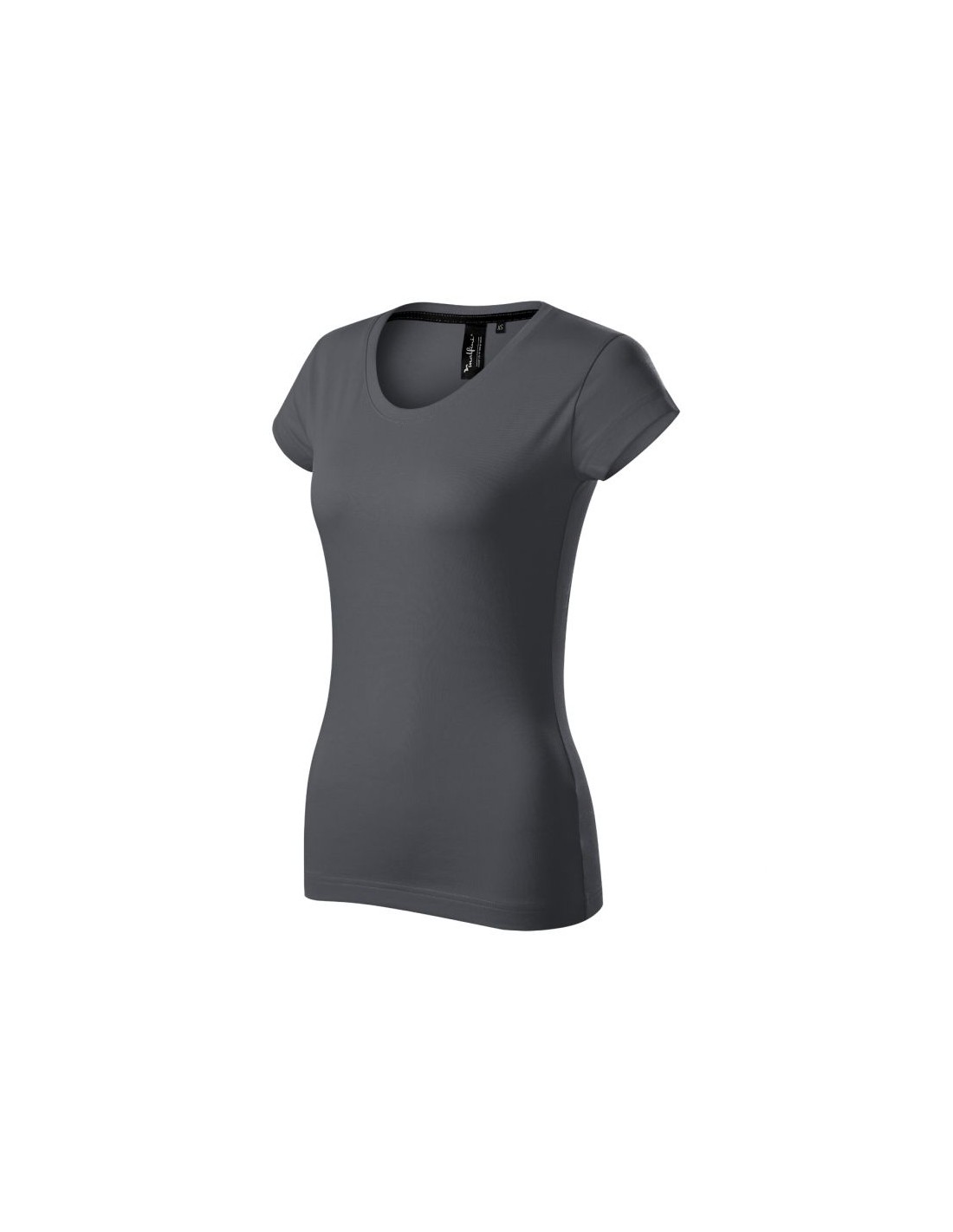 Malfini Malfini Γυναικείο Διαφημιστικό T-shirt Κοντομάνικο σε Γκρι Χρώμα MLI-15483