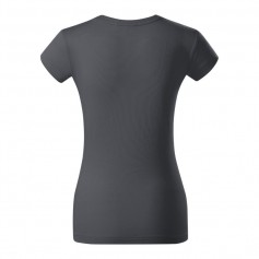 Malfini Γυναικείο Διαφημιστικό T-shirt Κοντομάνικο σε Γκρι Χρώμα MLI-15483