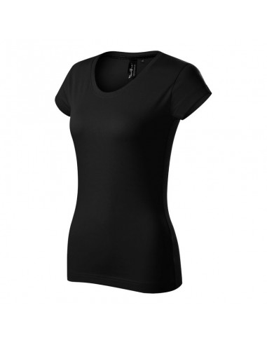 Malfini Γυναικείο Διαφημιστικό T-shirt Κοντομάνικο σε Μαύρο Χρώμα MLI-15401