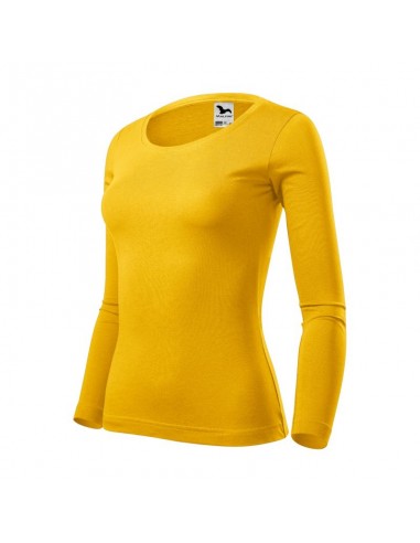 Malfini Γυναικεία Διαφημιστική Μπλούζα Μακρυμάνικη σε Κίτρινο Χρώμα MLI-16904