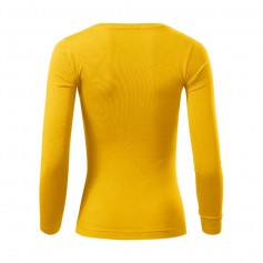 Malfini Γυναικεία Διαφημιστική Μπλούζα Μακρυμάνικη σε Κίτρινο Χρώμα MLI-16904